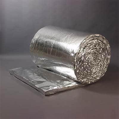 ENCAPSULATED FOIL ON GLASSWOOL INSULATION