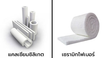 CALCIUM SILICATE AND CERAMIC FIBER