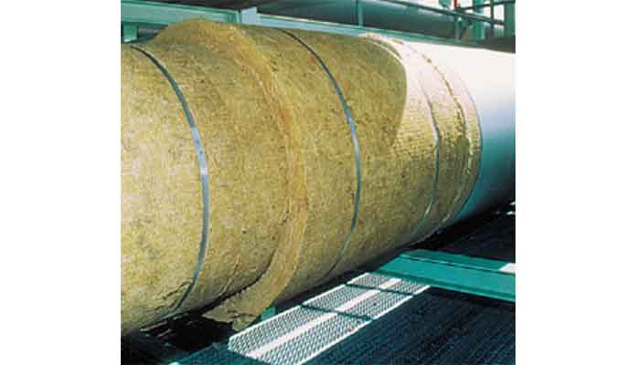 Rockwool insulation piping