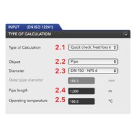 input thermal condition