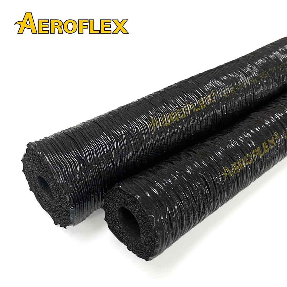 AEROGATOR ฉนวนยางดำ EPDM AEROFLEX หุ้มฟิล์มโพลีโอเลฟิน สำหรับงานระบบปรับอากาศทั้งภายในและภายนอก