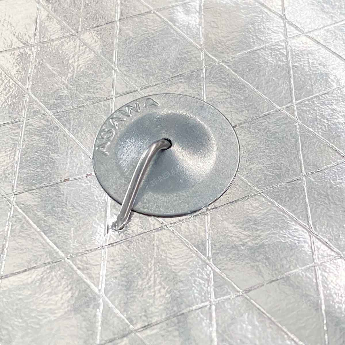 ASAWA Washer แหวนล็อกหมุดหนามเตย | 3T-INSULATION แหวนล็อกหนามเตยยึดฉนวนกันความร้อน