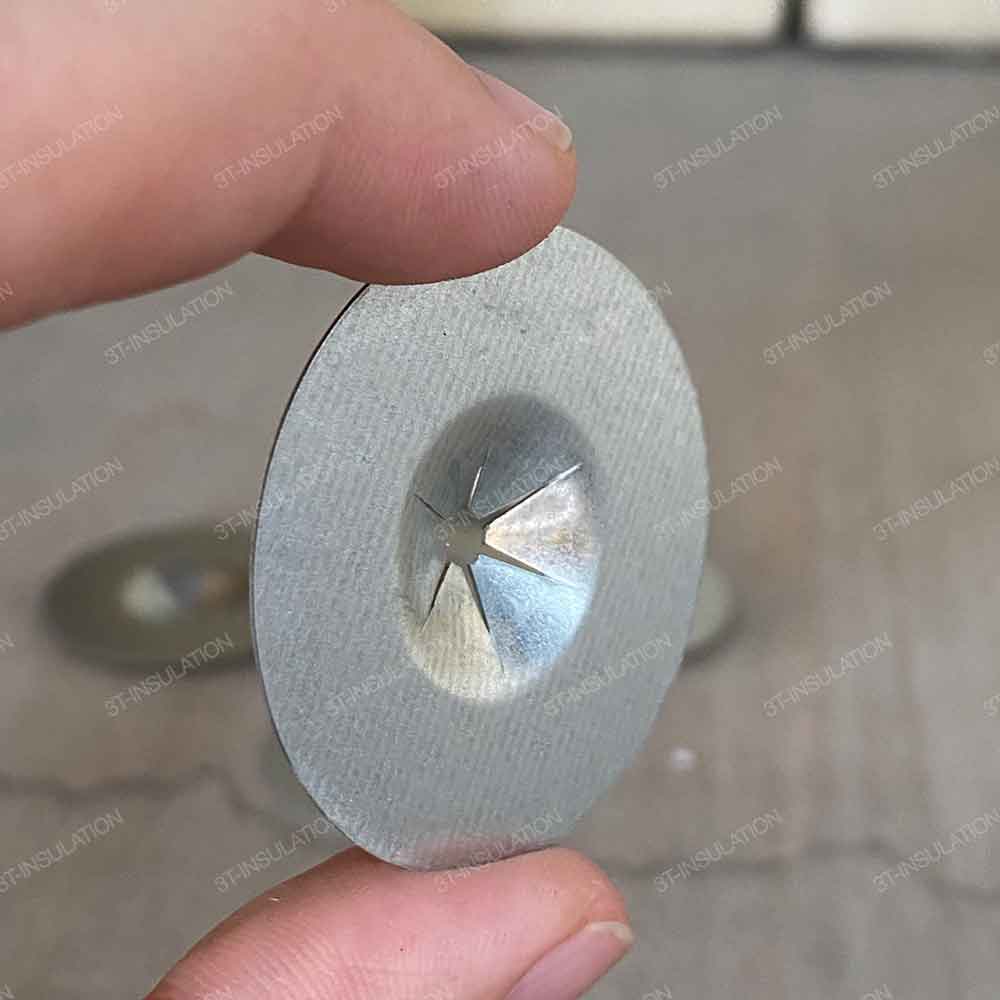 ASAWA แหวนล็อกฉนวนกันความร้อน (Speed Washer Clip) | 3T-INSULATION ด้านหลังแหวน Speed Washer