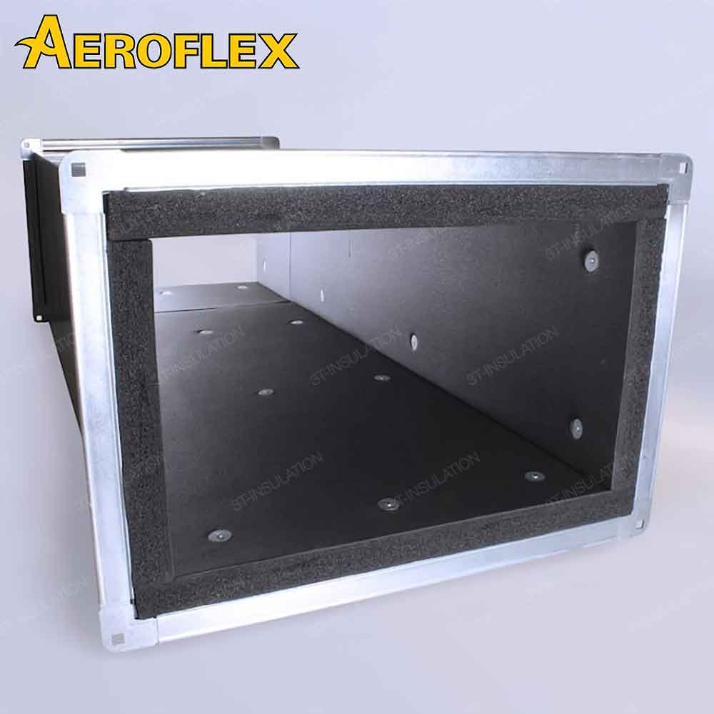 ACOUSTEX ฉนวนซับเสียงท่อลม (Open Cell) | 3T-INSULATION การติดฉนวนซับเสียงภายในท่อลมเย็น