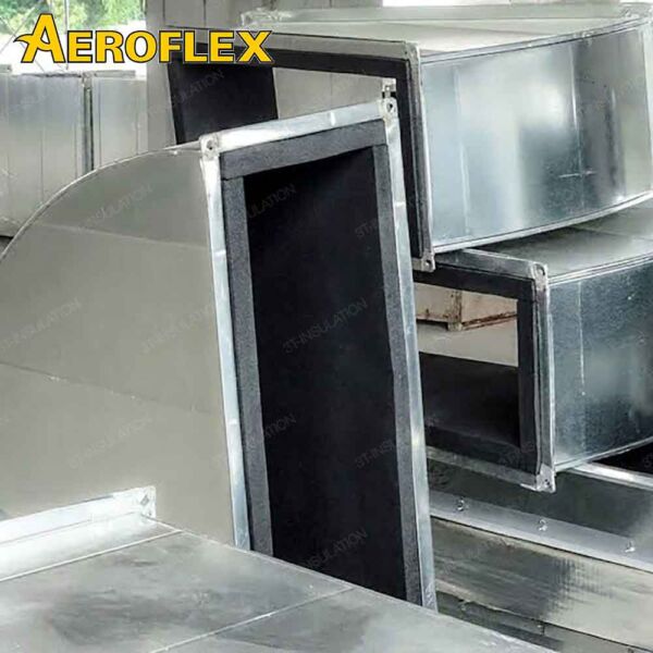 ACOUSTEX ฉนวนซับเสียงท่อลม (Open Cell) | 3T-INSULATION การหุ้มฉนวนซับเสียง ACOUSTEX ในท่อลมแอร์