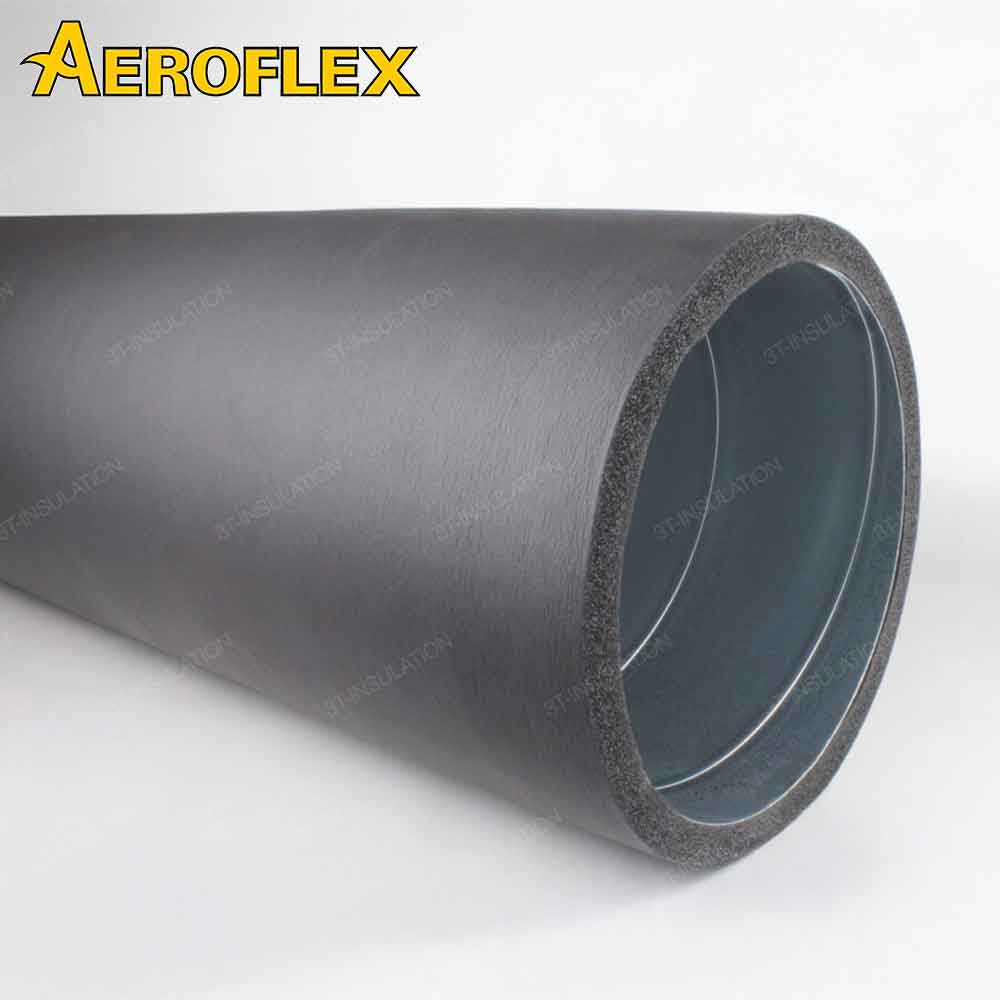 ACOUSTEX ฉนวนซับเสียงท่อลม (Open Cell) | 3T-INSULATION ฉนวนยางดำ Aeroflex หุ้มท่อลมกันเสียง