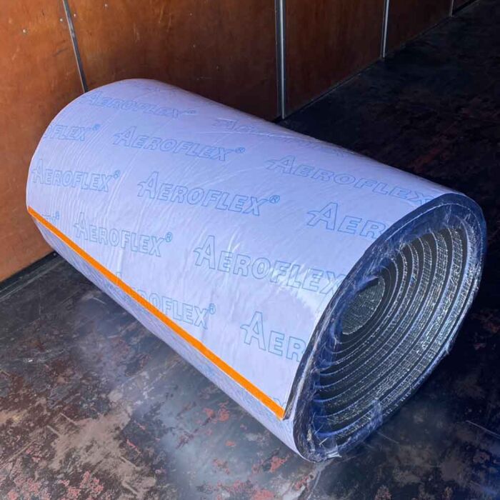 ฉนวนยางดำ AEROCEL-D หุ้มพลาสติก