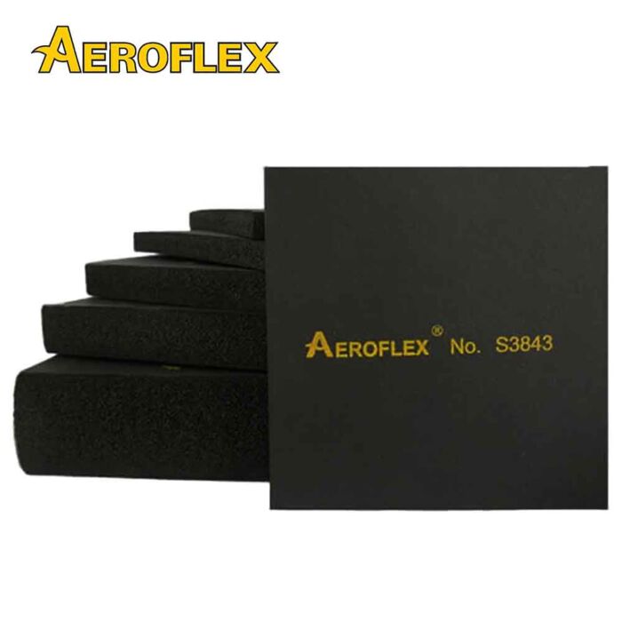 Aeroflex ชนิดแผ่นตัดสำเร็จ สำหรับหุ้มท่อขนาดใหญ่