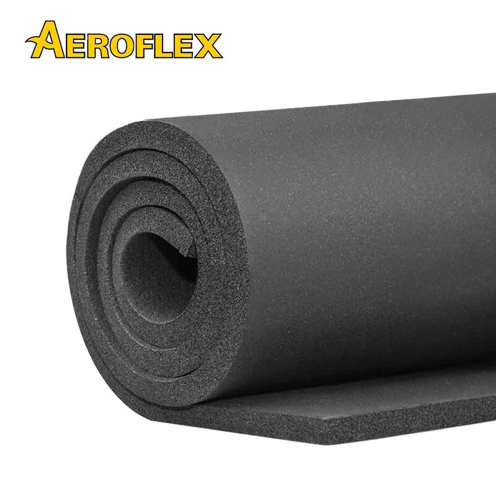 Aeroflex ชนิดม้วน สำหรับหุ้มงานระบบปรับอากาศ