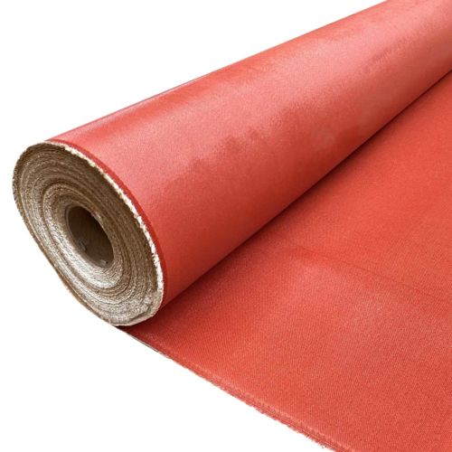 ผ้าใบกันไฟสีแดง ผ้ากันความร้อน