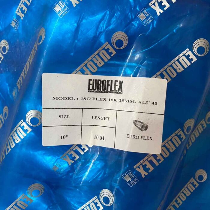 เฟล็กหุ้มใยแก้ว ท่อลมหุ้มฉนวนใยแก้ว EUROFLEX รุ่น ISOFLEX