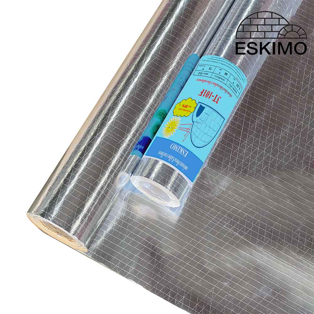 แผ่นสะท้อนความร้อน 2 หน้า ESKIMO ชนิดอลูมิเนียมฟอยล์ 2 ด้าน