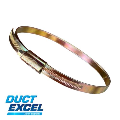 เข็มขัดรัดท่อลมอ่อนและกึ่งแข็ง (Flexible Duct Hose Clamp)