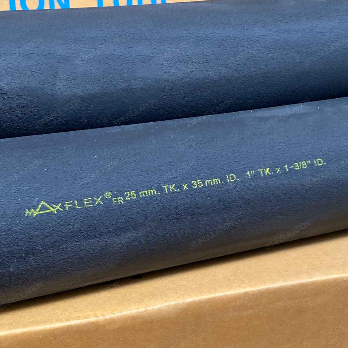 ฉนวนยางดำ MAXFLEX FR ชนิดท่อสำเร็จรูป | 3T-INSULATION ลาเบลฉนวน maxflex