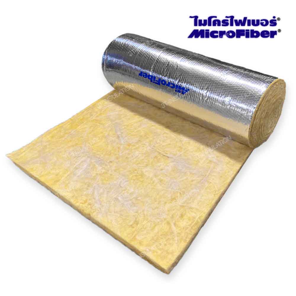 ฉนวนใยแก้วหุ้มท่อลม Micro Duct Wrap รุ่น FL