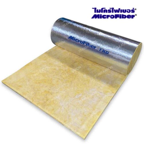ฉนวนใยแก้วหุ้มท่อลม Micro Duct Wrap รุ่น FRD