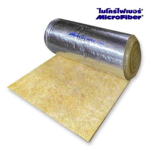 ฉนวนใยแก้วหุ้มท่อลม Micro Duct Wrap รุ่น FRK