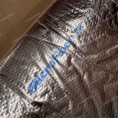 ลายสกรีนนอลูมิเนียมฟอยล์ ของ Micro Duct Wrap รุ่น FR