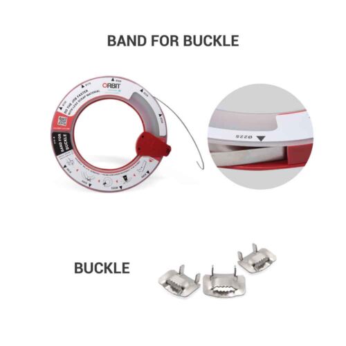 Orbit Stainless Steel Band & Buckle