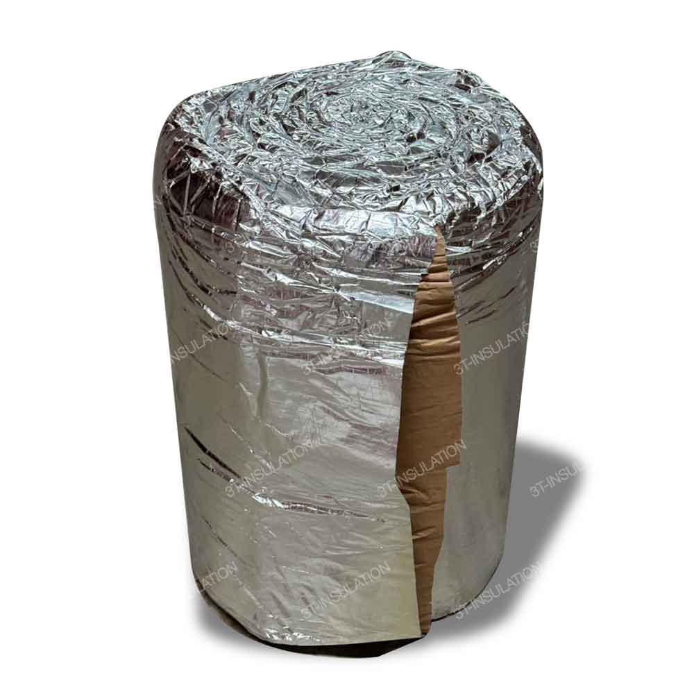 ฉนวนกันความร้อนบนฝ้า ROCKCHILL | 3T-INSULATION ม้วนฉนวนกันความร้อน ROCKCHILL หุ้มฟอยล์รอบด้าน