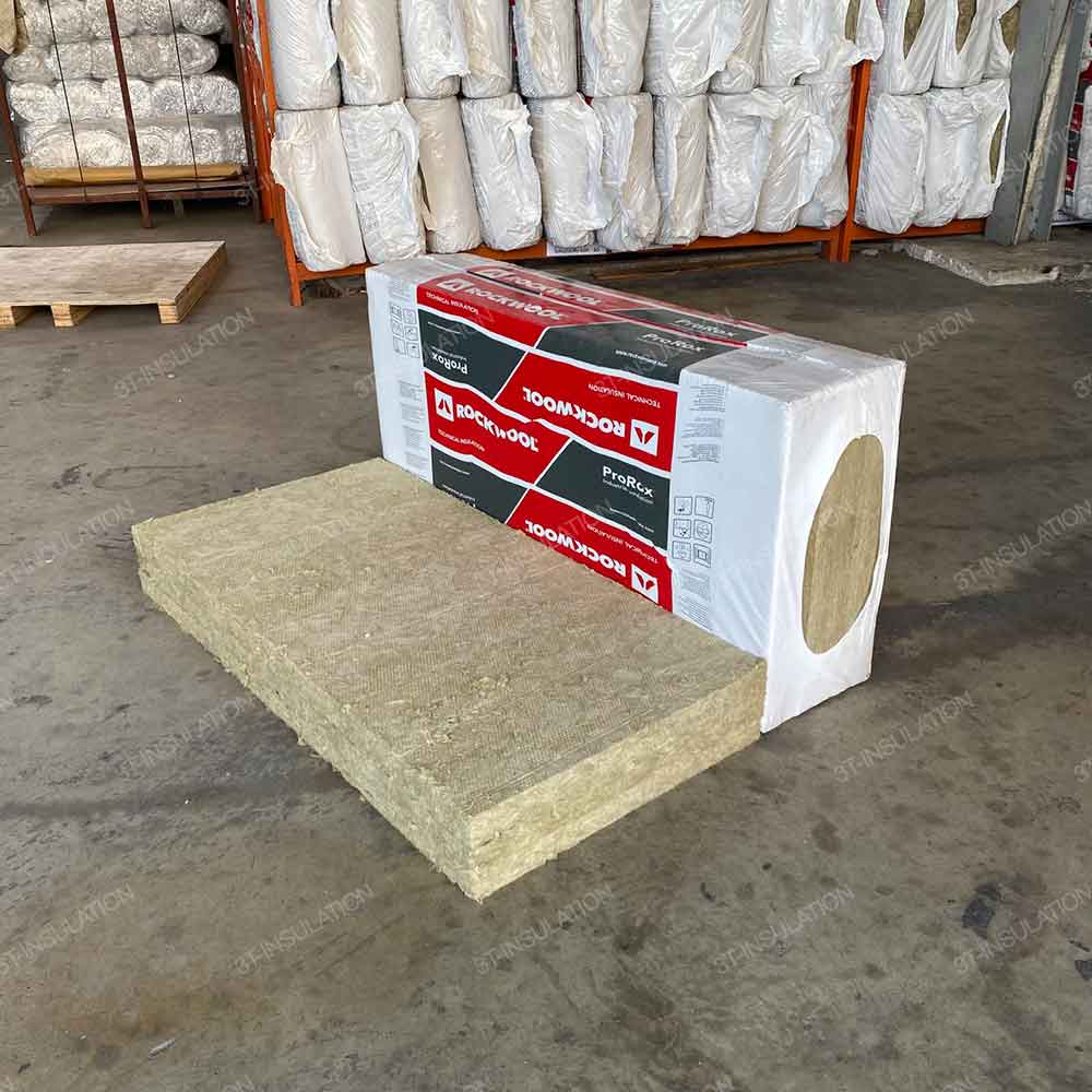ฉนวนใยหิน ROCKWOOL ProRox SL ชนิดแผ่น (SLAB) | 3T-INSULATION ใยหินแผ่น ROCKWOOL ProRox SL