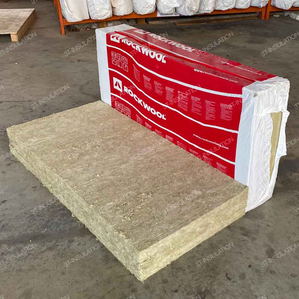 ฉนวนใยหิน ROCKWOOL สำหรับงาน Fire Partition รุ่น ThermalRock S | 3T-INSULATION ฉนวนกันความร้อน ใยหินแบบแผ่น