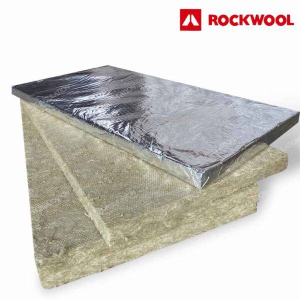 ฉนวนใยหิน ROCKWOOL สำหรับ Fire Barrier รุ่น Conlit H110 | 3T-INSULATION ฉนวนใยหิน ROCKWOOL หุ้มด้วยอลูมิเนียมฟอยล์รอบด้าน
