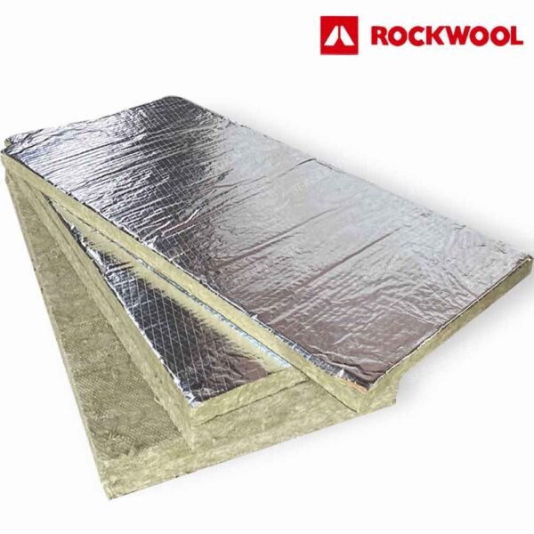 ฉนวนใยหิน ROCKWOOL สำหรับ Fire Barrier รุ่น Conlit H110 | 3T-INSULATION ฉนวนใยหิน ROCKWOOL ปิดผิวด้วยอลูมิเนียมฟอยล์ 2 ด้าน