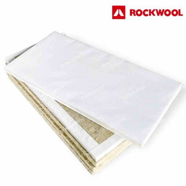 ฉนวนใยหิน ROCKWOOL สำหรับ Fire Barrier รุ่น Conlit H110 | 3T-INSULATION ฉนวนใยหิน ROCKWOOL หุ้มด้วยผ้า Glass Cloth สีขาว 5 ด้าน