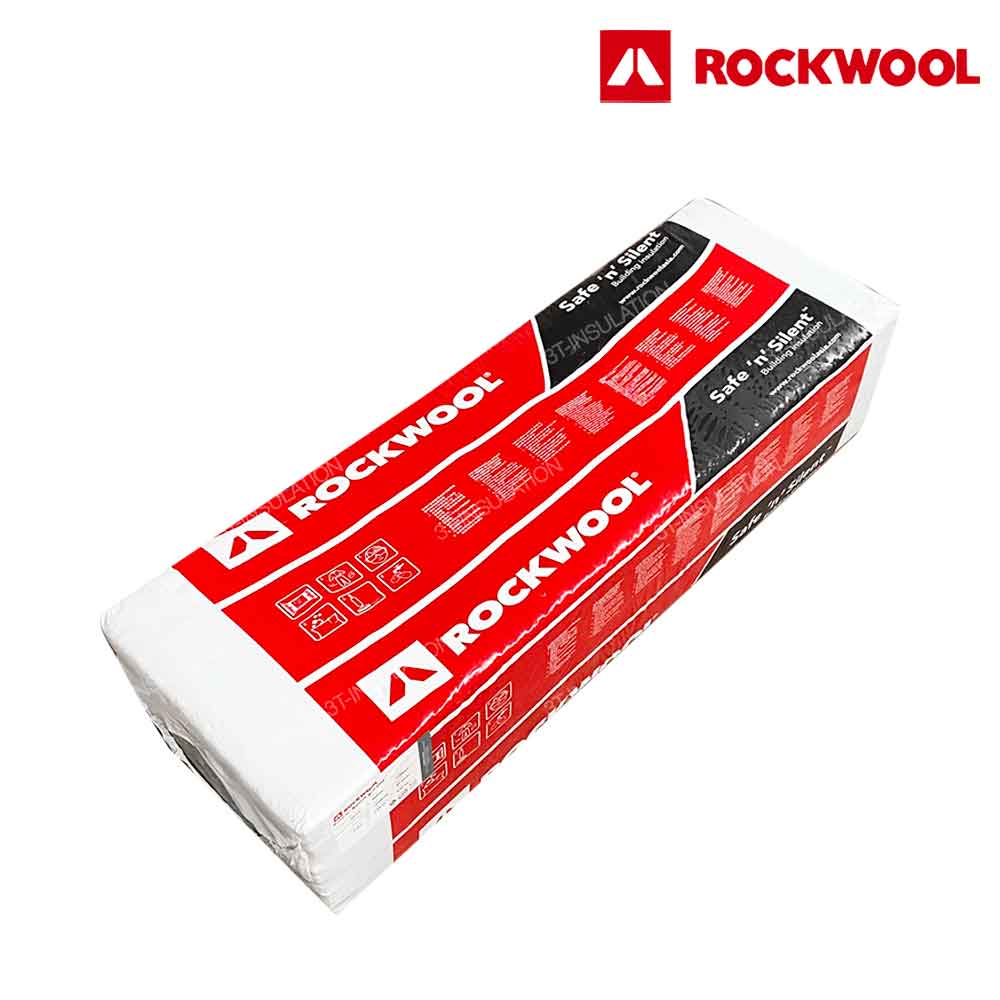 ฉนวนกันเสียง ROCKWOOL รุ่น Safe 'n' Silent Pro | 3T-INSULATION ฉนวนใยหินกันเสียง ซับเสียง