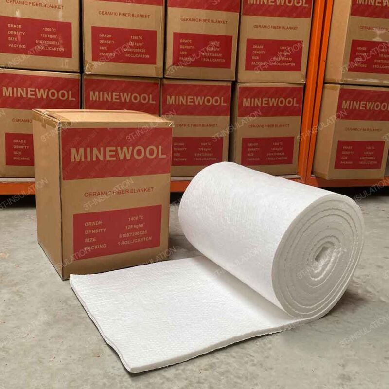 ฉนวนเซรามิกไฟเบอร์ ชนิดม้วน (Ceramic Fiber Blanket)